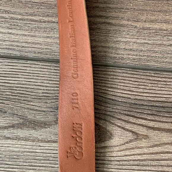 Genuine Italian leather belt main image 9